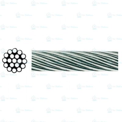 10 mm Paslanmaz Çelik Halat (1x19) CR-NI