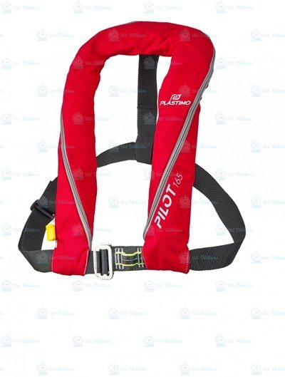 Plastimo Pilot 165N Otomatik Şişme Can Yeleği Kırmızı Harness