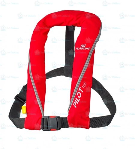 Plastimo Pilot 165N Manuel Şişme Can Yeleği Kırmızı
