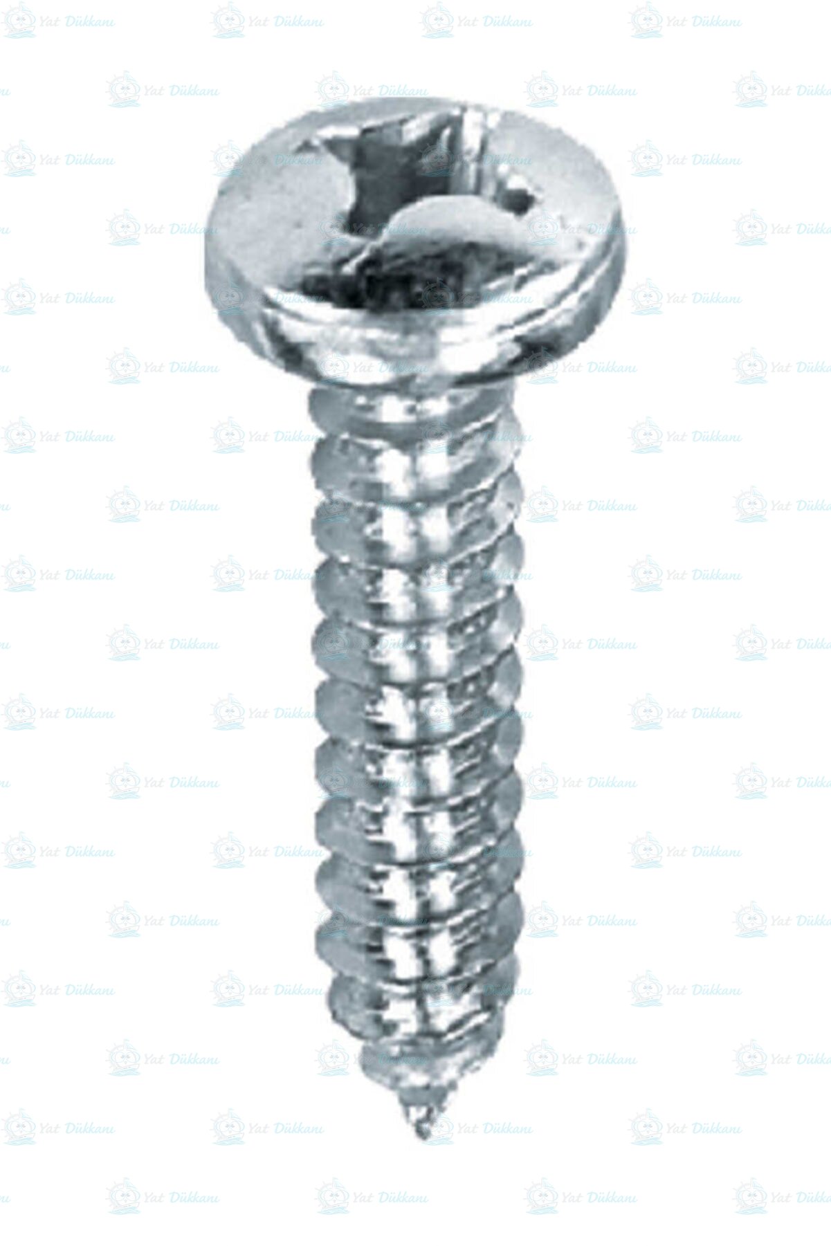 Krom YSB Saç Vidası Paslanmaz 4.8 x 19 mm