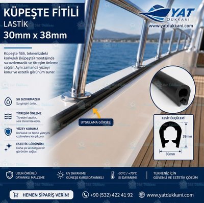 Küpeşte fitili 30*38