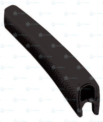 Esnek kenar fitili siyah 1,5*4,0