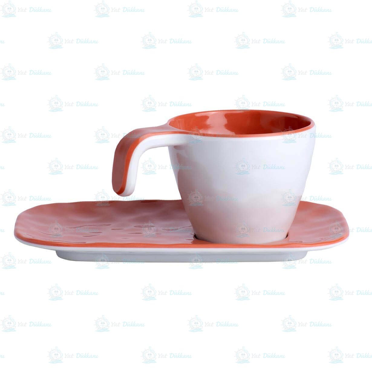 Espresso Seti - Summer Coral - 6 Kişilik