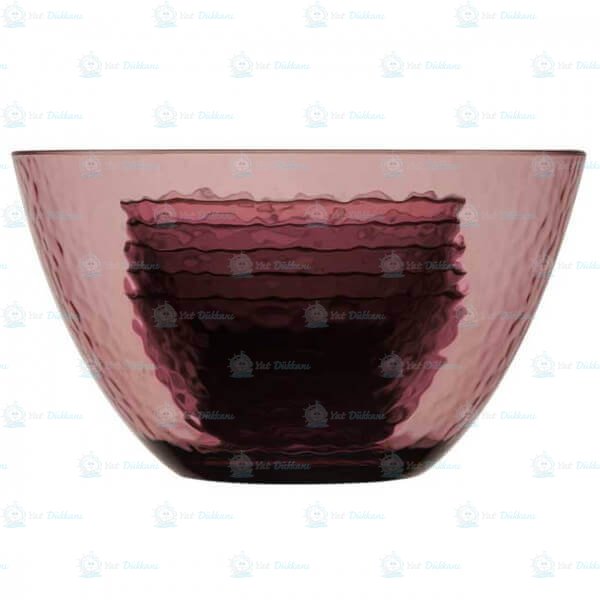 Salata Kase Seti - Purple - 1 büyük 4 küçük kase