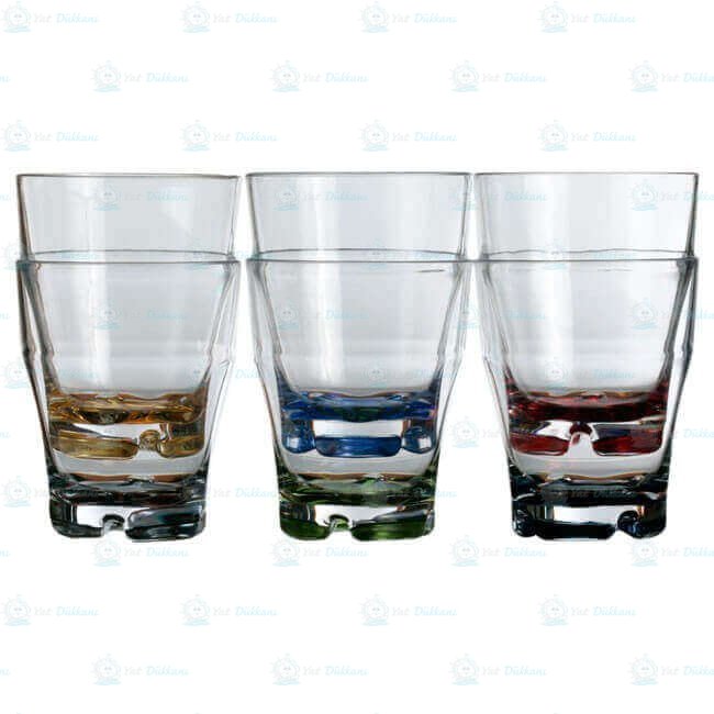 Su Bardağı - Party - Renkli - 6 Parça