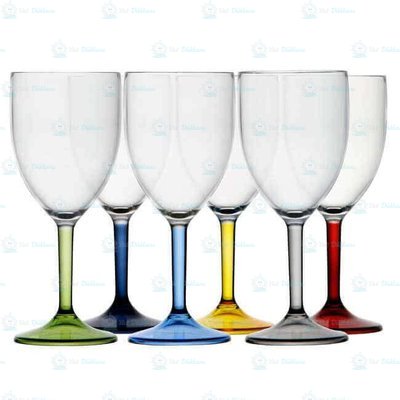 Şarap Kadehi - Party - Renkli - 6 Parça