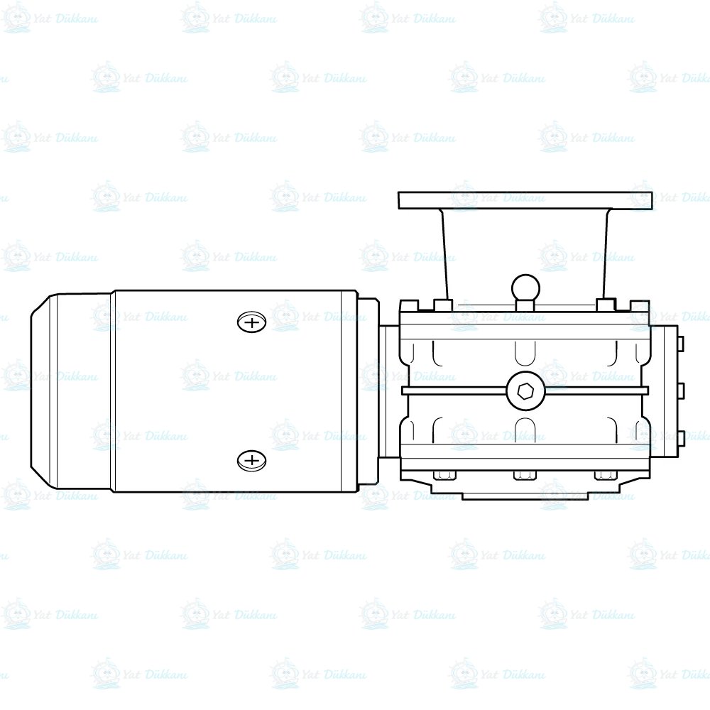 L68000538 Lewmar V2 MOTOR GEARBOX 24V 900W ( 68001037 )