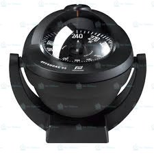 P65734 Plastimo PUSLA OFFSHORE 95 SİYAH BRAKETLİ ( 55376 ) FLAT KART