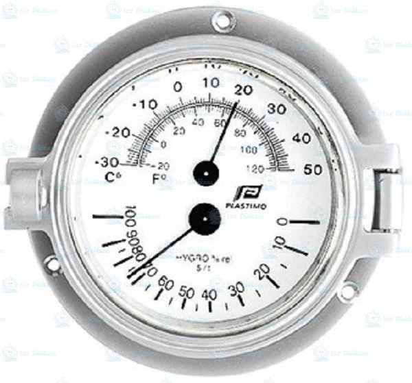 P35885 Plastimo TERMOMETRE - HYGROMETRE 3" PASLANMAZ