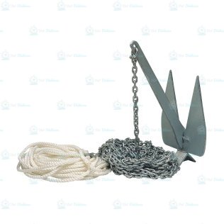 P35206 Plastimo MOORING KIT BRITANY 16KG CHAIN 10mm 25MT RPOE 18mm