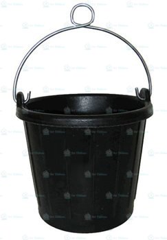 Rubber Bucket 7 LT Ağır hizmet tipi kauçuk kova