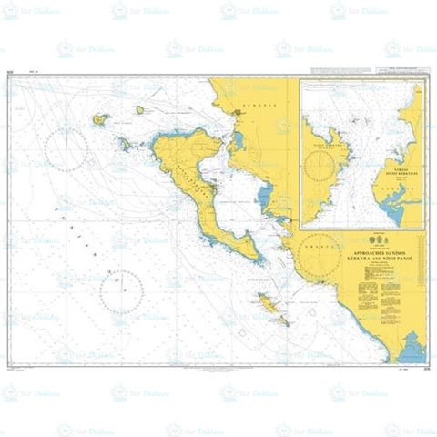 Admiralty Seyir Haritası 205 - Nisos Kerkyra - Nisos Paxoi