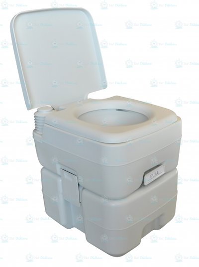 Portatif tuvalet. Pis su tankı kapasitesi 20 L.