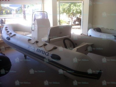 Brig Falcon F450L Riders Fiber Tabanlı Konsollu Şişme Bot (Pvc Kumaşlı)