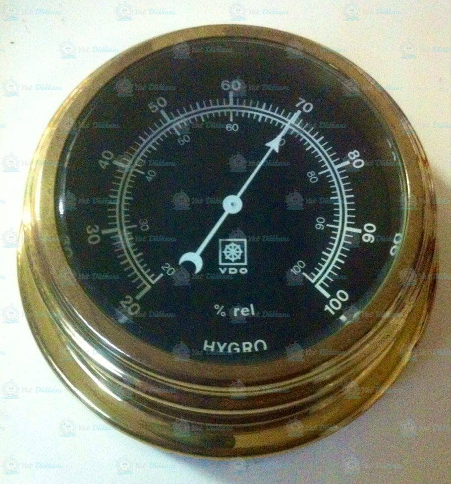 VDO Hygro Brass - VDO Hiğrometre-Nem Ölçer -Pirinç