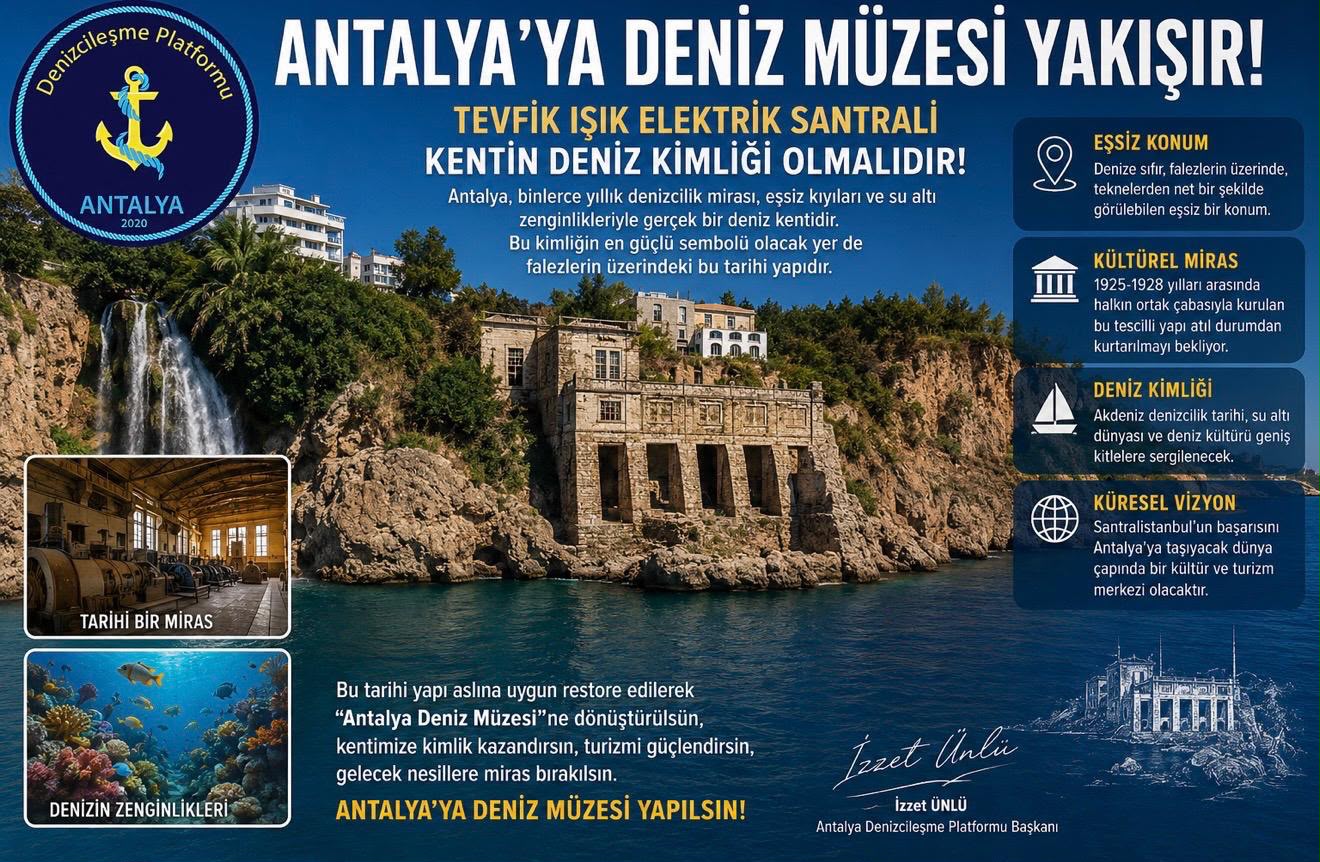 Atıl santral binasına Deniz Müzesi önerisi
