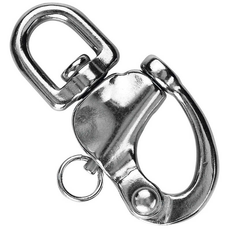 P29900 Plastimo SHACKLE SNAP WITH SWIVEL EYE 128mm S / S