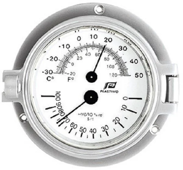 P35885 Plastimo TERMOMETRE - HYGROMETRE 3" PASLANMAZ