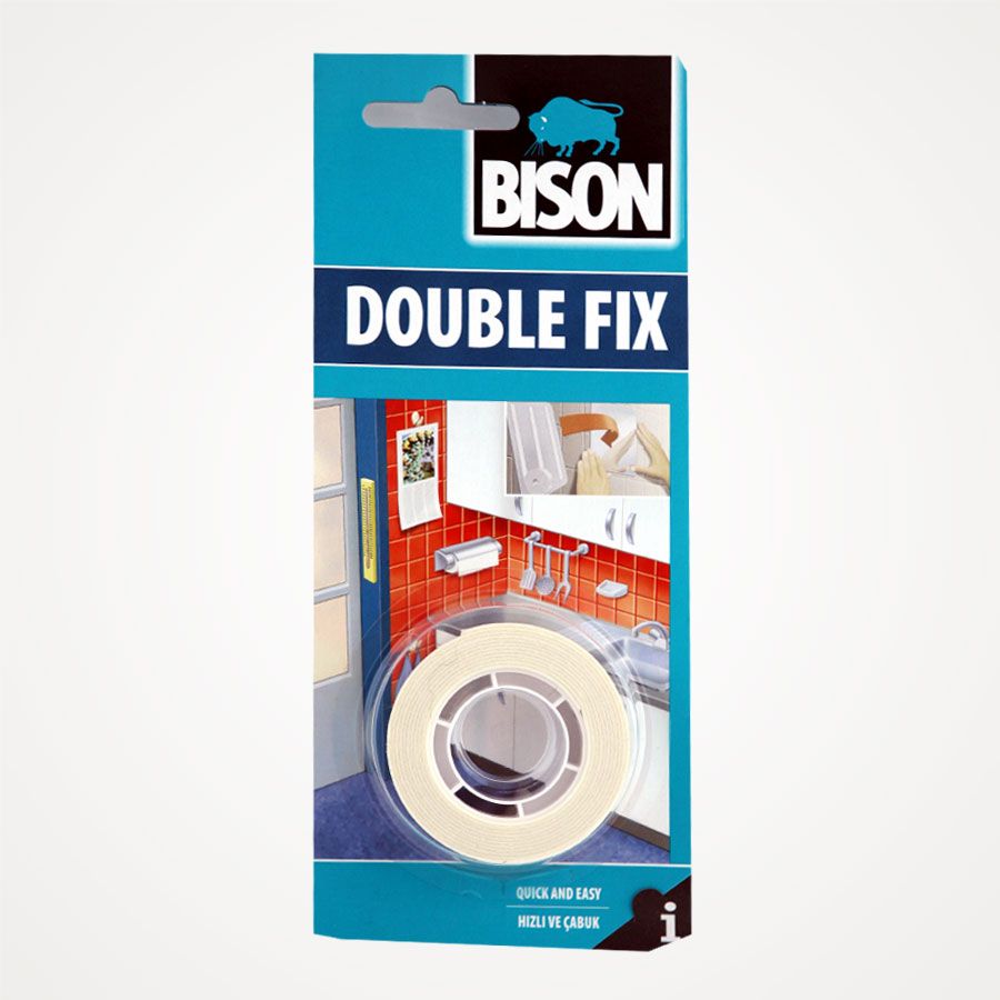 BİSON  Double Fix Montaj Bandı Yapışkanlı