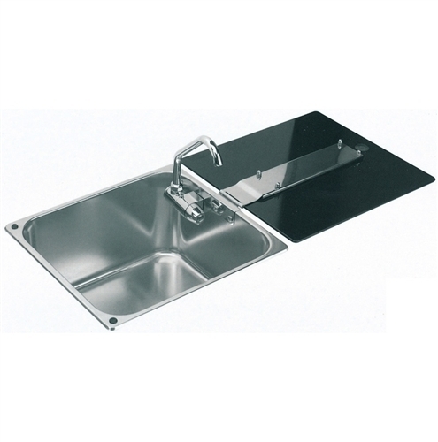 CAN Musluklu Kapaklı Paslanmaz Evye LR1760