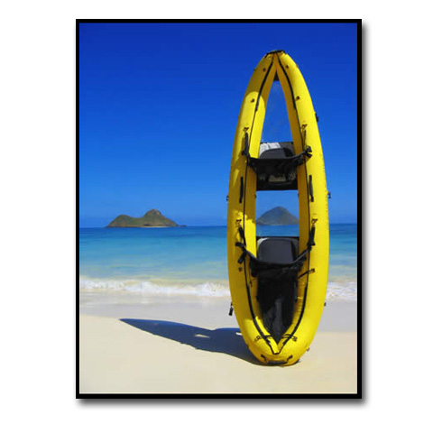 Clear Blue Hawaii Hanauma Şeffaf Tabanlı Şişme Kano