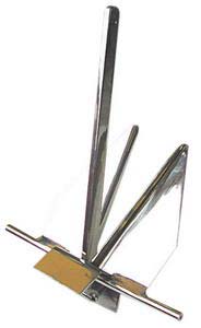 Danforth tip çıpa, 15Kğ AISI 316 paslanmaz çelik.