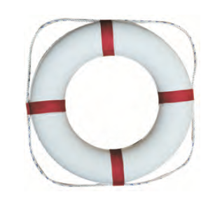 Dekor İçin Can Simidi 55 CM,Beyaz