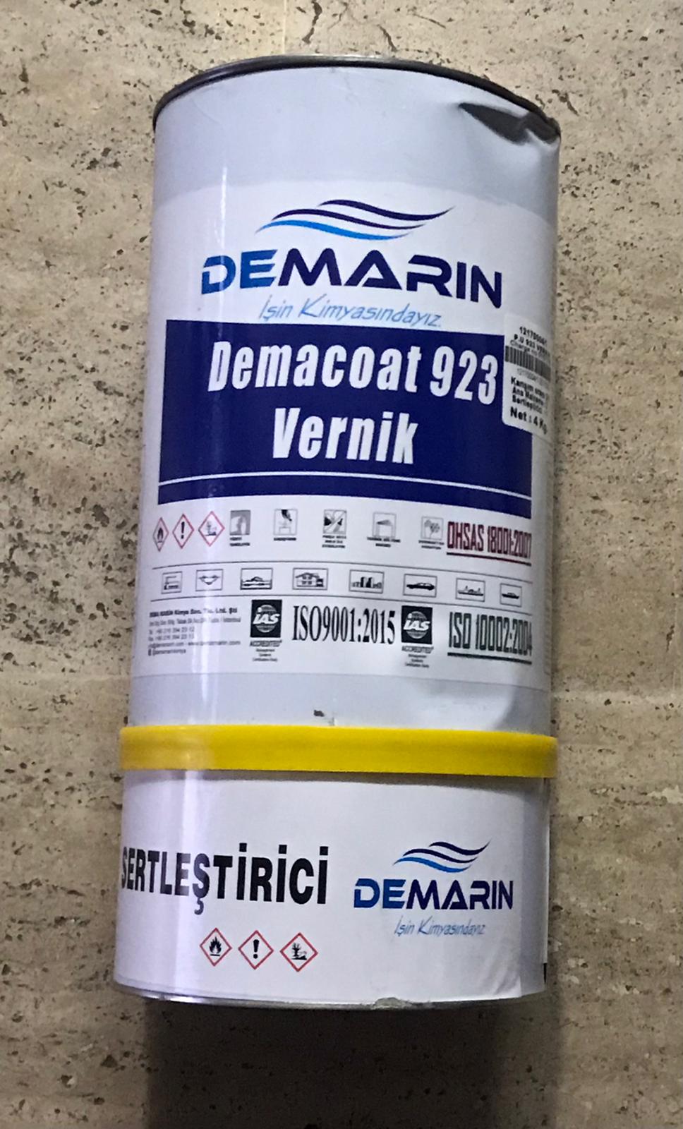 Demacoat 923 Poliüretan Vernik 4LT / DEMARİN