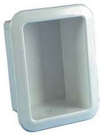 Duş yuvası, yana monte