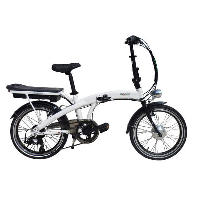 ELEKTRİKLİ KATLANIR BİSİKLET - CITYZERO - 20" - BEYAZ