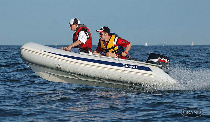 GRAND Silver Line Fiber Tabanlı Gri Tüplü PVC Şişme Botlar S250