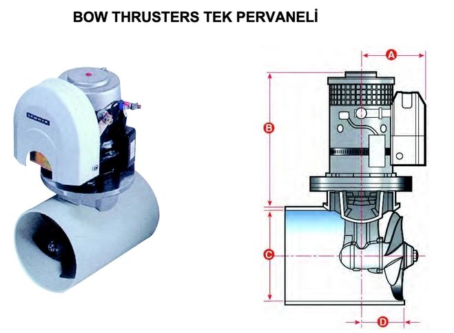Lewmar Baş Pervanesi 12V 140TT 2.2KW