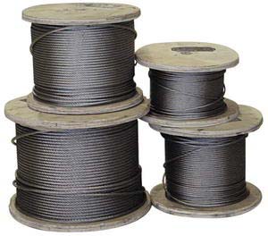 Paslanmaz çelik halat 6mm, 1x19, AISI 316.