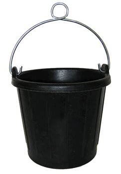 Rubber Bucket 7 LT Ağır hizmet tipi kauçuk kova