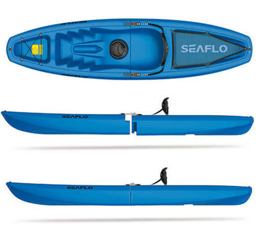 Seaflo Tek Kişilik İki Parçalı Taşınabilir Kano