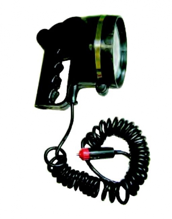 SU GEÇİRMEZ EL PROJEKTÖRÜ SİYAH PLASTİK 12 V