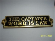 The Captain's Word is Law
