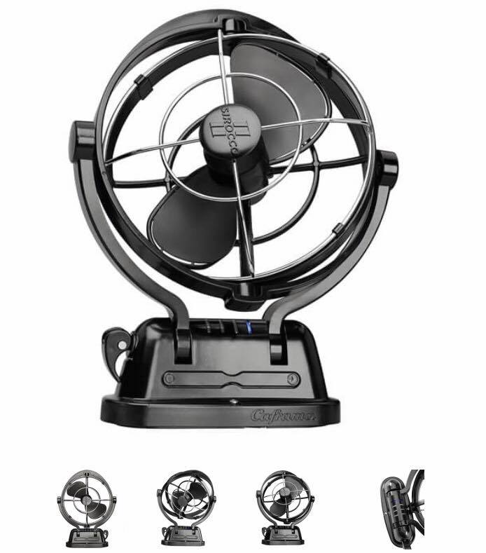 VANTİLATÖR - SİROCCO II - 12V - SİYAH