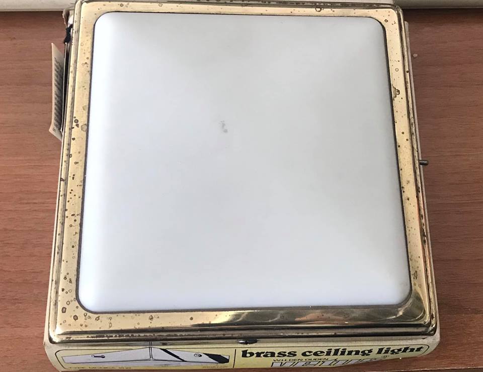 Vetus tavan lambası /Tip Monica1818/ Sarı / 12-24 Volt