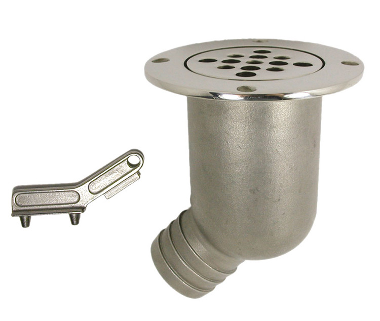 Yer Sifonu 38mm, Emniyet Toplu, 316 Kalite Paslanmaz