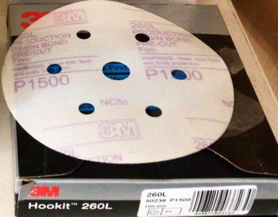 3M Hookit Disk Zımpara 260L P1500 Kum -150mm