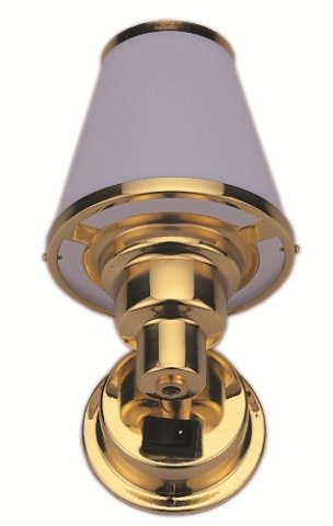 AAA 00955 Plastik Abajurlu Aplik 12V - Sarı