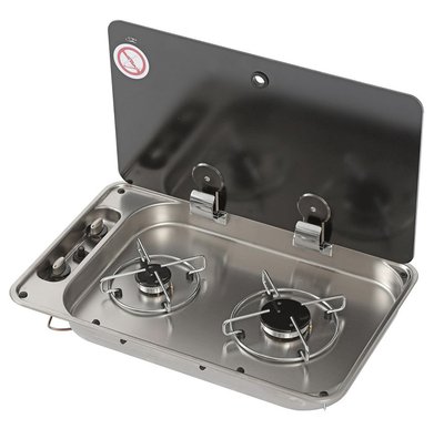 CAN Kapaklı Gömme Çift Gözlü Ocak FC1336