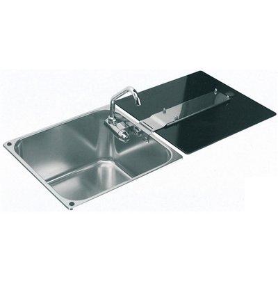 CAN Musluklu Kapaklı Paslanmaz Evye LR1760