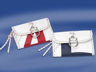 Cüzdan - Beyaz/Lacivert - Haveco marin