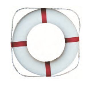 Dekor İçin Can Simidi 55 CM,Beyaz