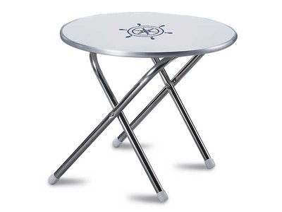 Forma Masa-Ayarlanabilir Alüminyum -Melamin Yuvarlak Üst Tabla-Çap:61cm