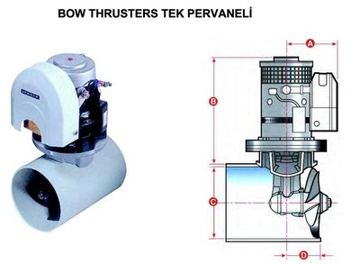Lewmar Baş Pervanesi 12V 140TT 2.2KW