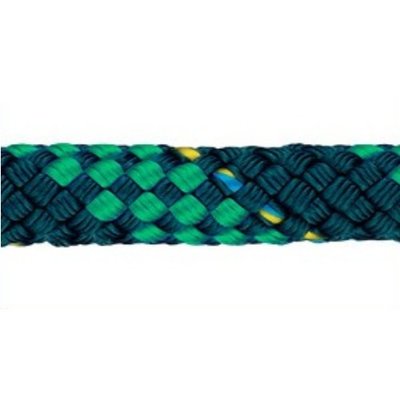 Liros Halat Lİ200010 Regatta 2000 - HALAT 10mm REGATTA LACİVERT ZEMİN YEŞİL KIRÇILLI