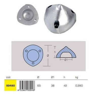 MAX Prop Pervane Tutyası iç 38mm İthal Ürün